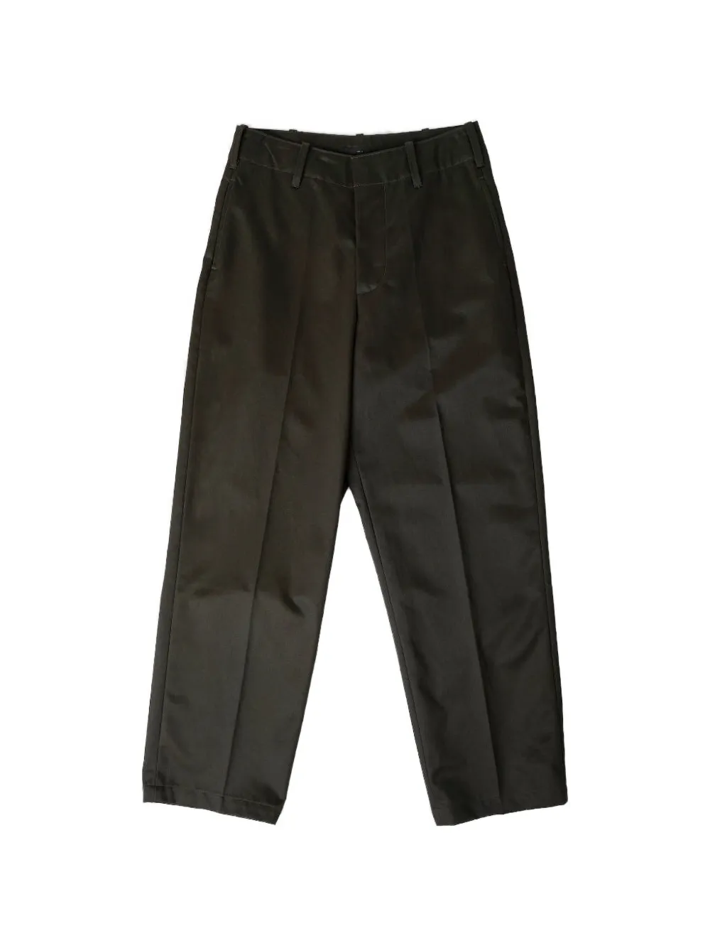 Lady White Co. cotton wide-leg trousers - Verde