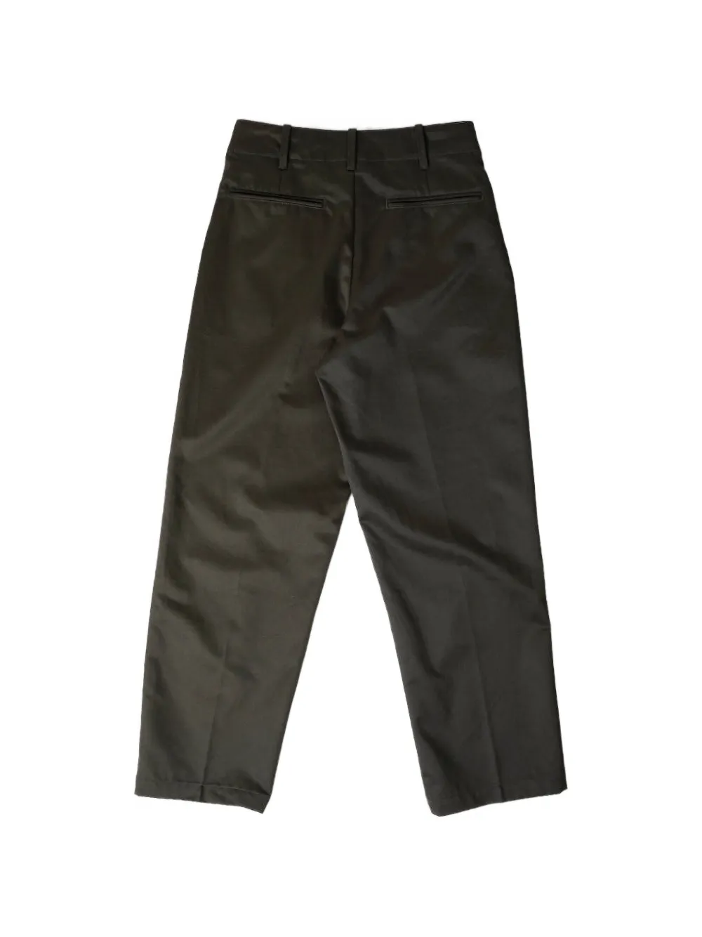 Lady White Co. Broek met wijde pijpen Groen