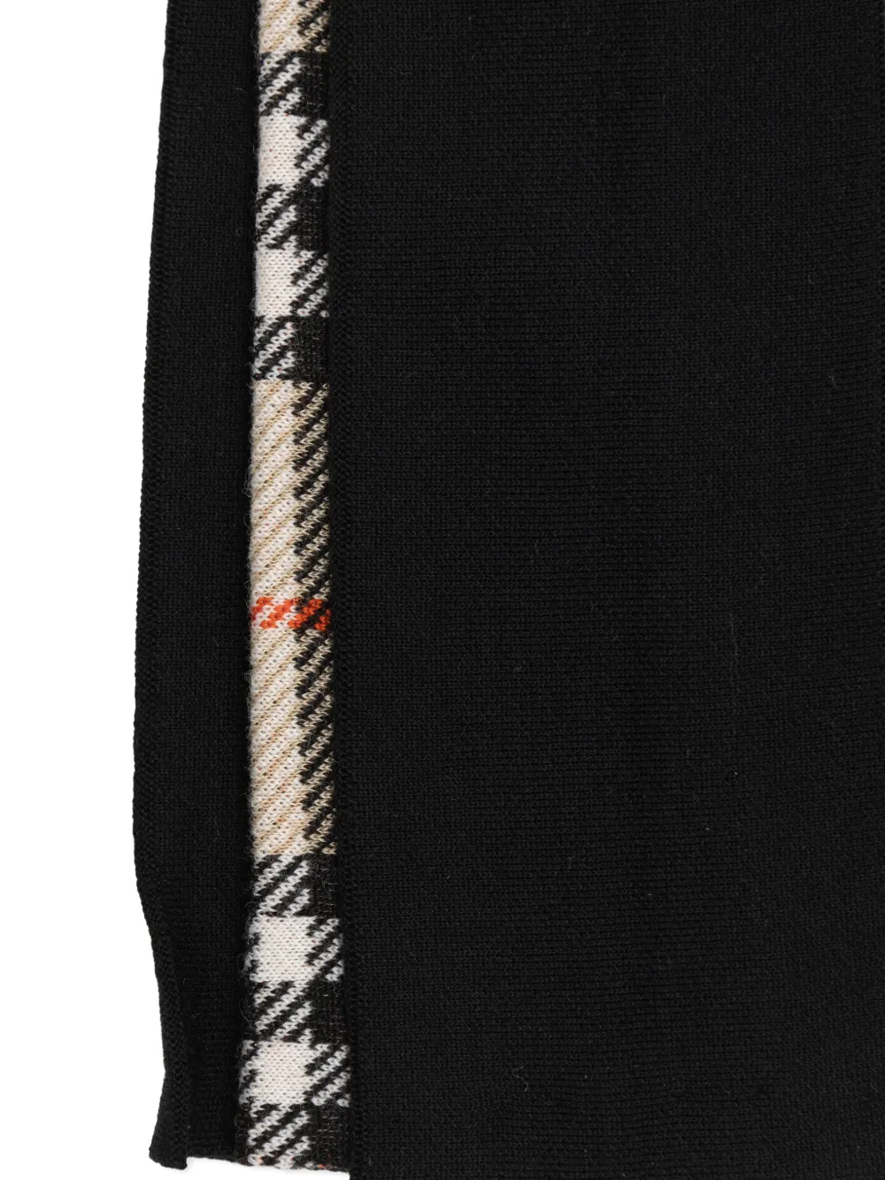 Burberry Kids Plooirok met geruit vlak Zwart