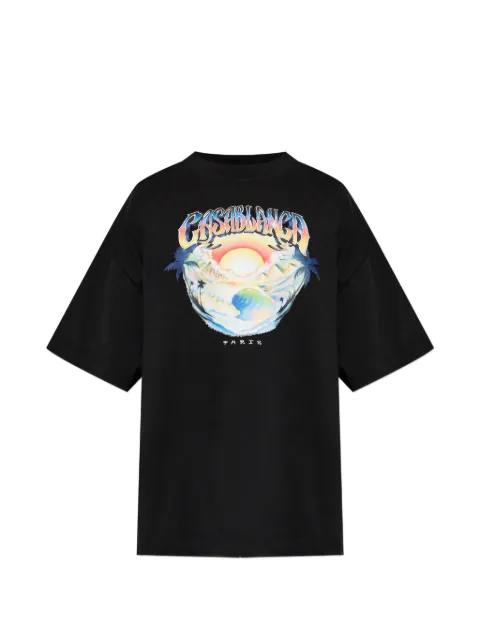 Casablanca camiseta con estampado gráfico