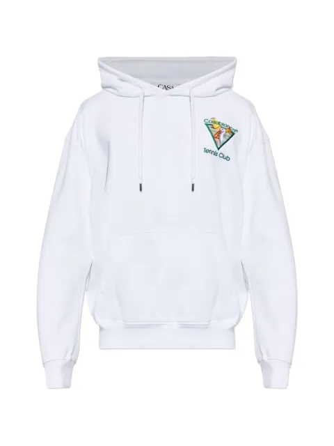 Casablanca Tennis Club embroidered hoodie
