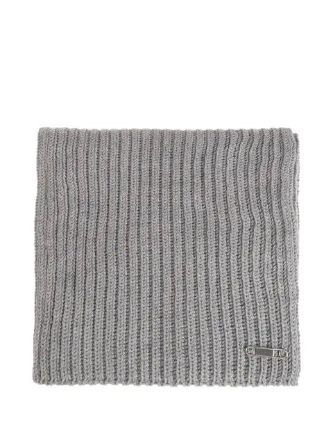 Givenchy ribbed safety-pin scarf