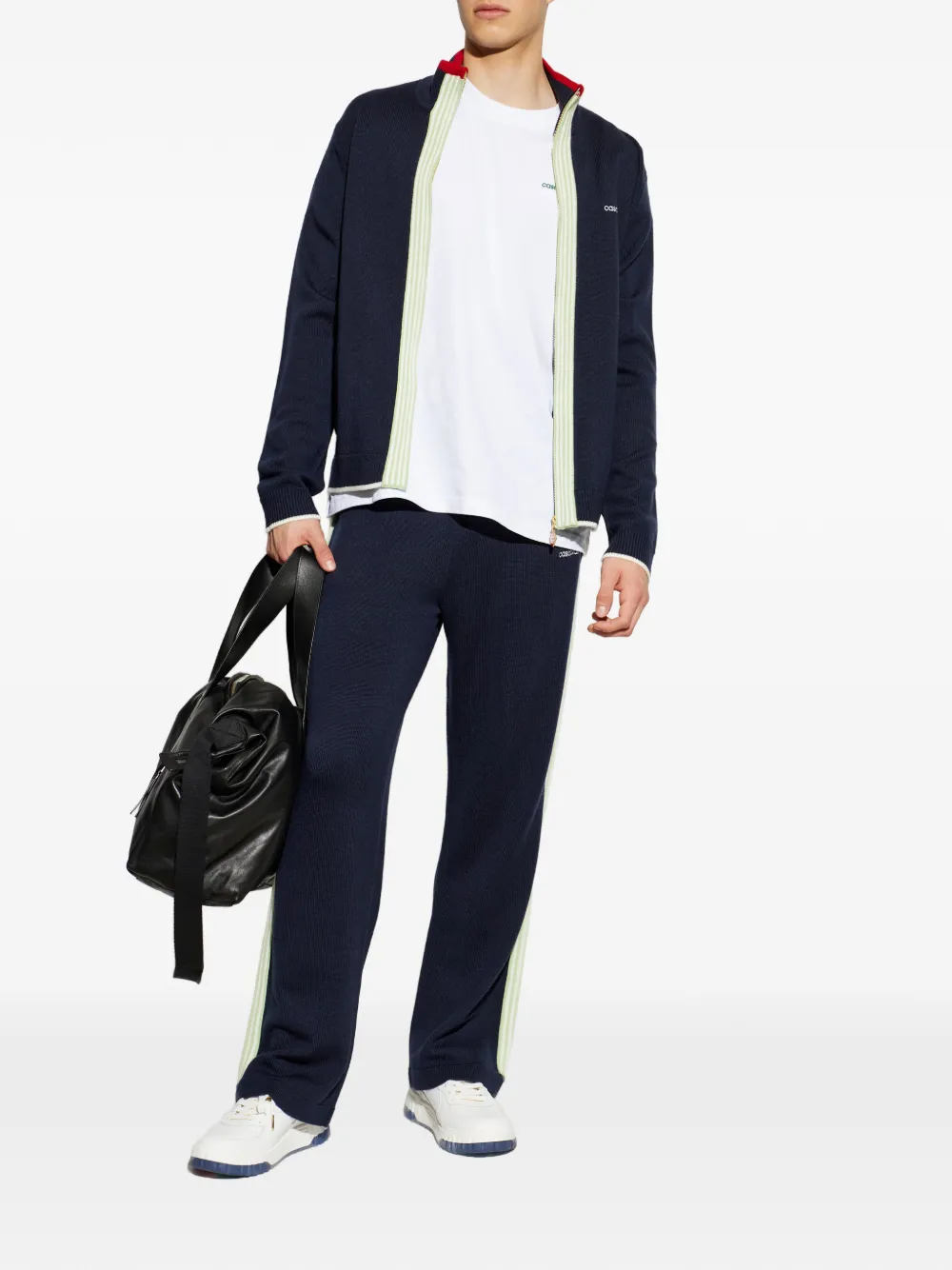 Casablanca Trainingsbroek met zijstreep Blauw