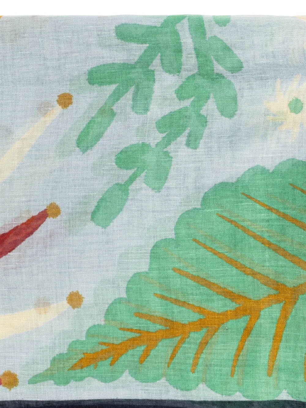 ETRO x Tabby Booth sjaal met franje Blauw