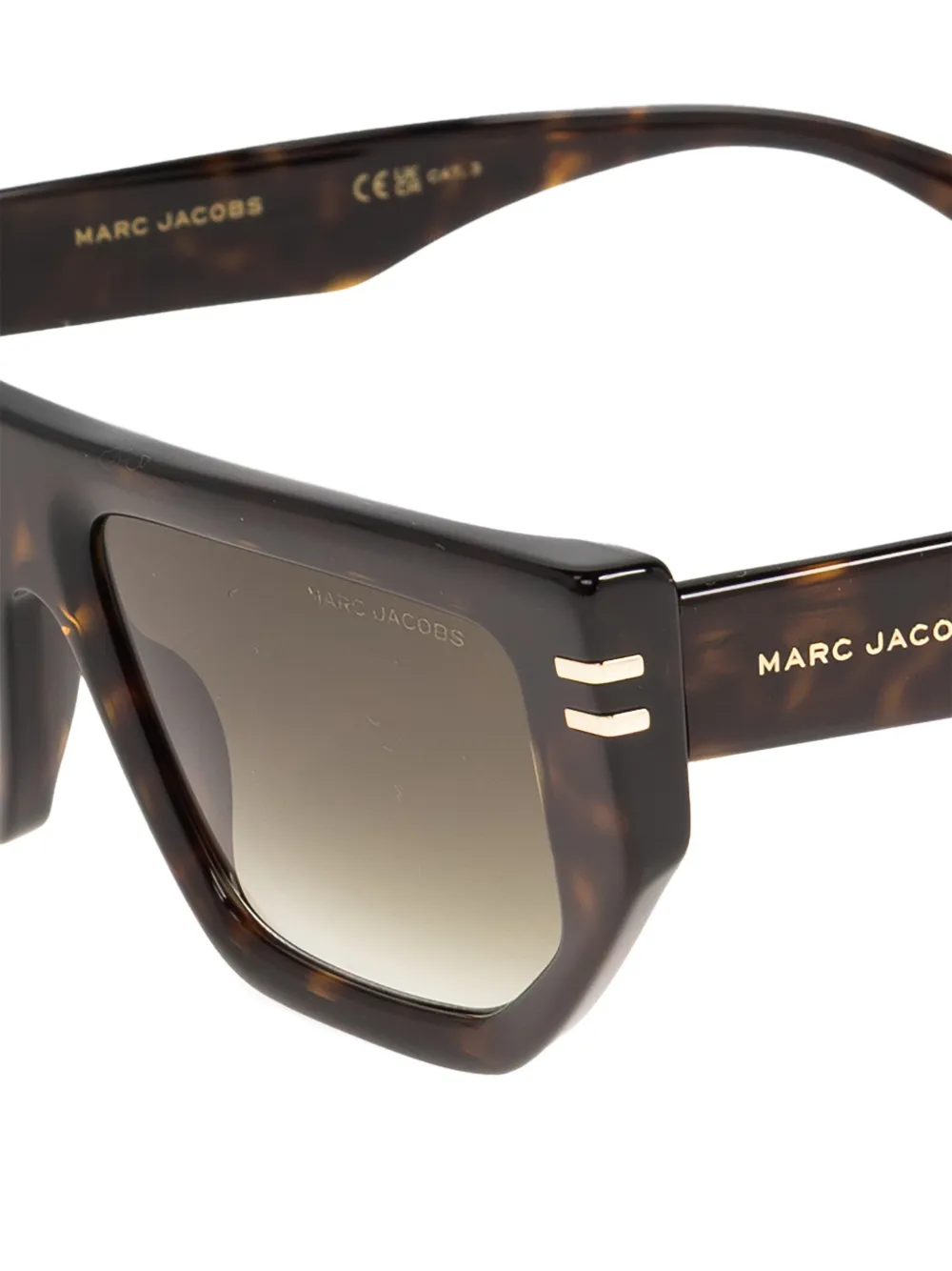 Marc Jacobs Eyewear Zonnebril met schildpadschild-design Bruin