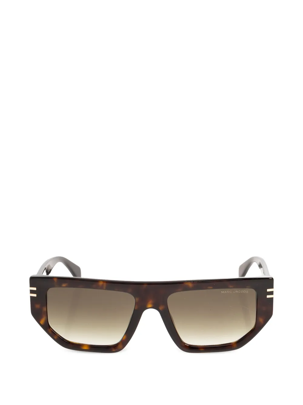 Marc Jacobs Eyewear Geometrische Sonnenbrille in Schildpattoptik - Braun