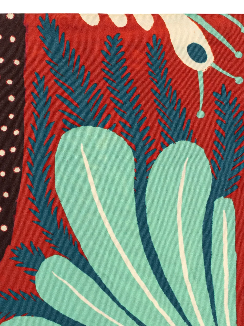 ETRO x Tabby Booth zijden sjaal met bloemenprint Rood