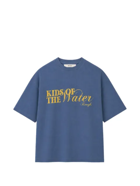 ROUGH. Water logo-print crew-neck T-shirt