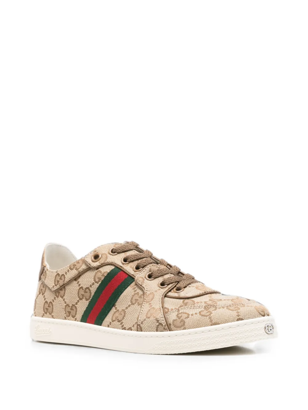 Gucci GG-pattern sneakers Beige