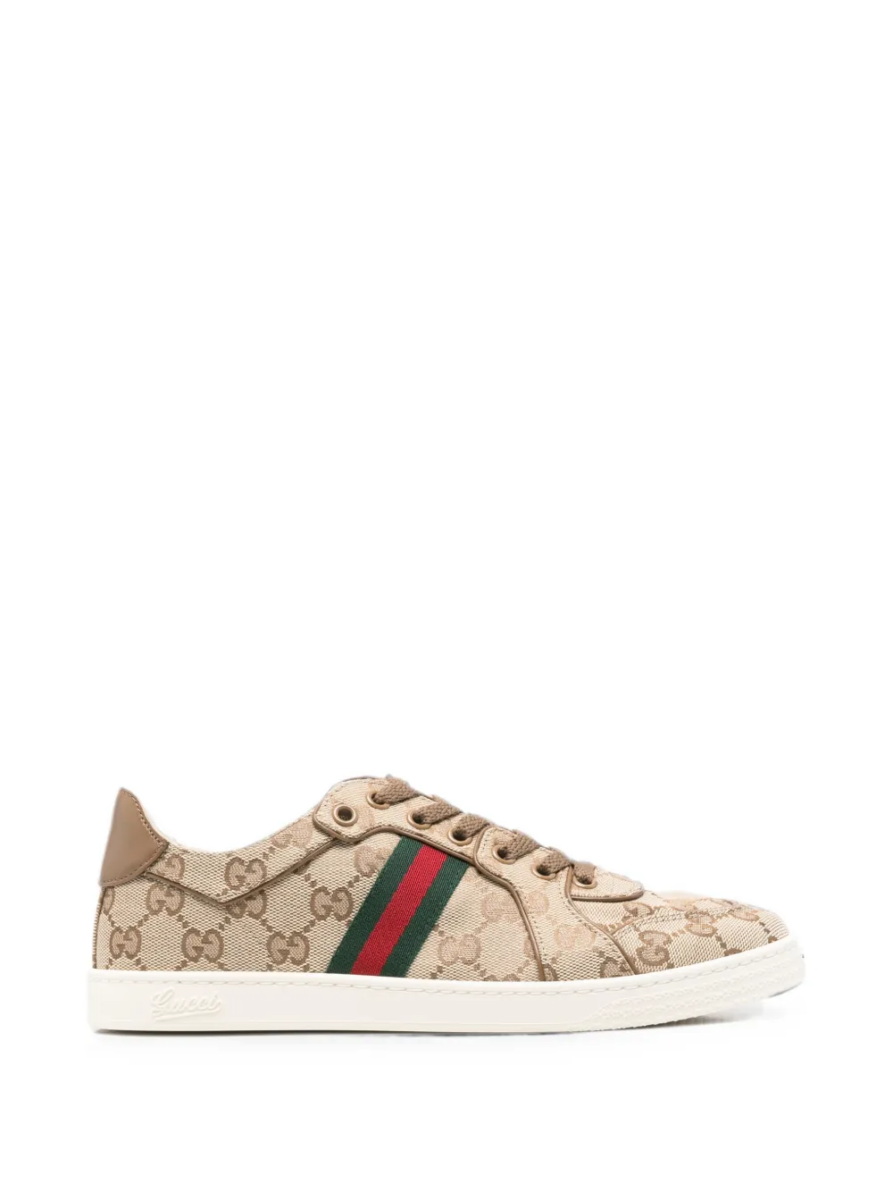 Gucci GG-pattern sneakers Beige