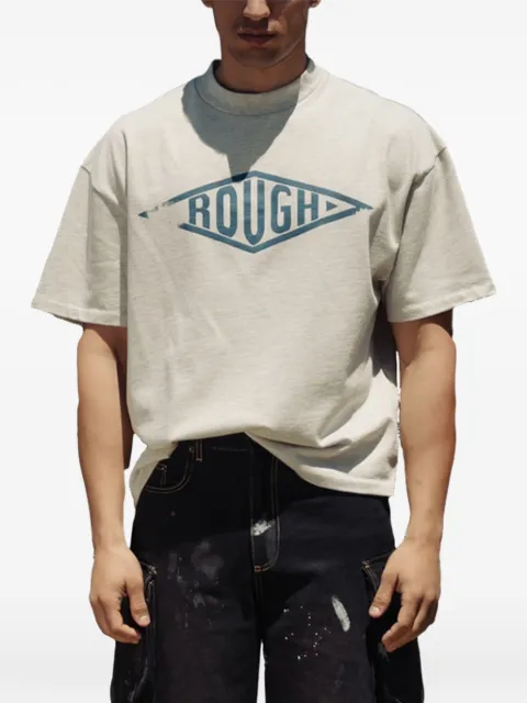 ROUGH. Orizon logo-print drop-shoulder T-shirt