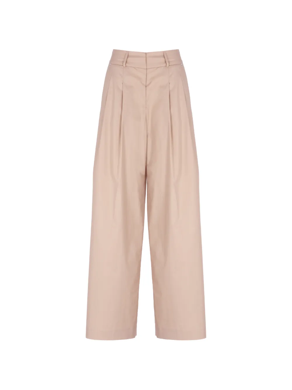 Peserico pleated wide-leg trousers - Toni neutri