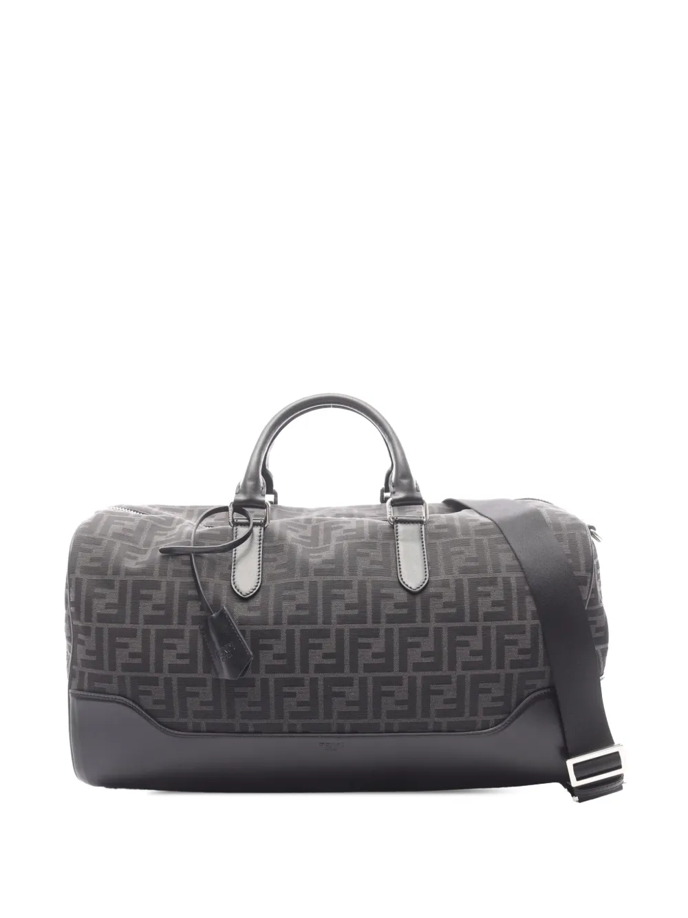 Fendi Pre-Owned 2010-2026 Zucca Canvas Duffle Bag travel bag - Grigio
