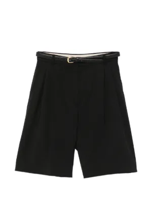 Jil Sander ベルテッド ショートパンツ | ブラック | FARFETCH JP