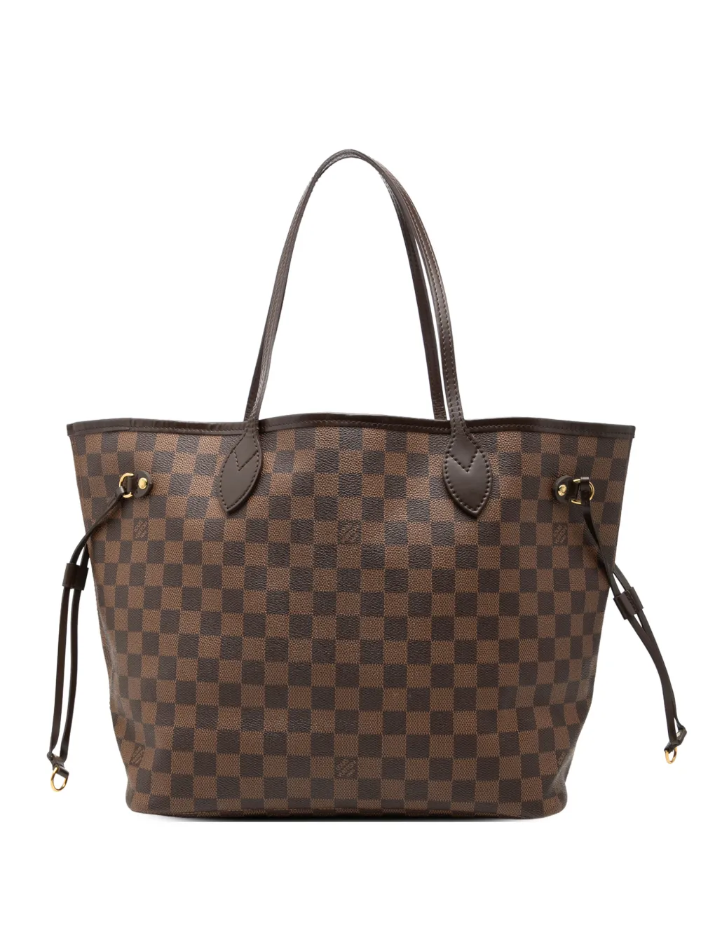 Louis Vuitton Pre-Owned 2012 Damier Ebene Neverfull MM tote bag - Brown
