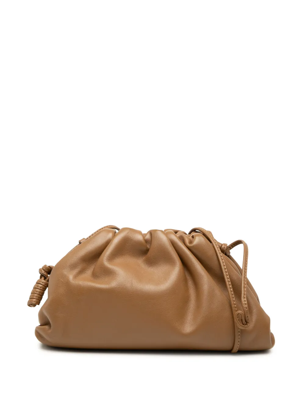 Bottega Veneta Pre-Owned 2012-2026 Lambskin The Mini Pouch crossbody bag - Marrone