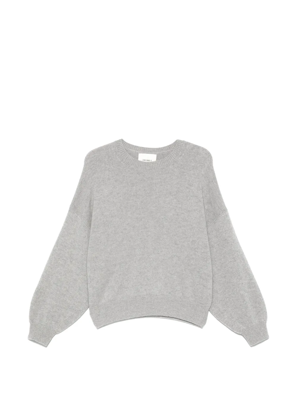 Lisa Yang Veira crew-neck balloon-sleeve sweater - Grigio