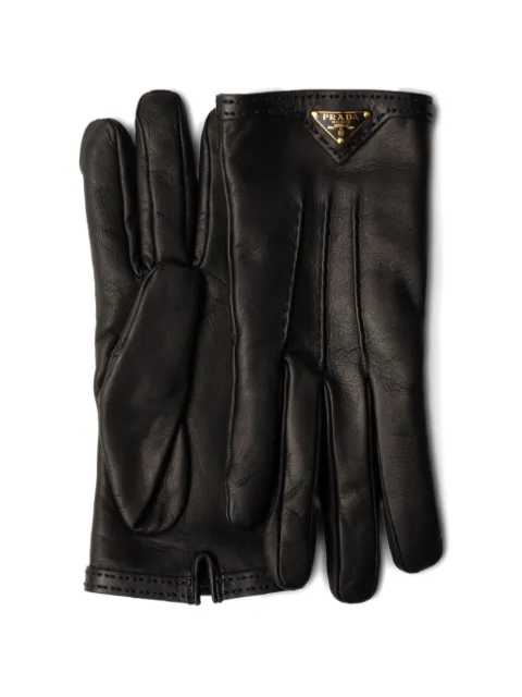 Prada leather gloves