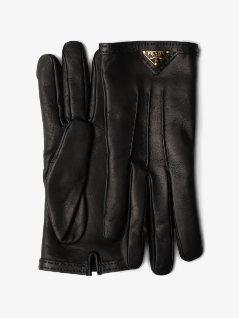 Prada leather gloves