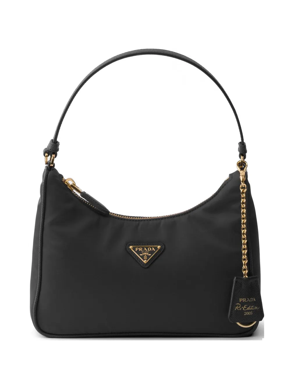 Prada Re-Edition 2005 Re-Nylon and Saffiano mini bag - Nero