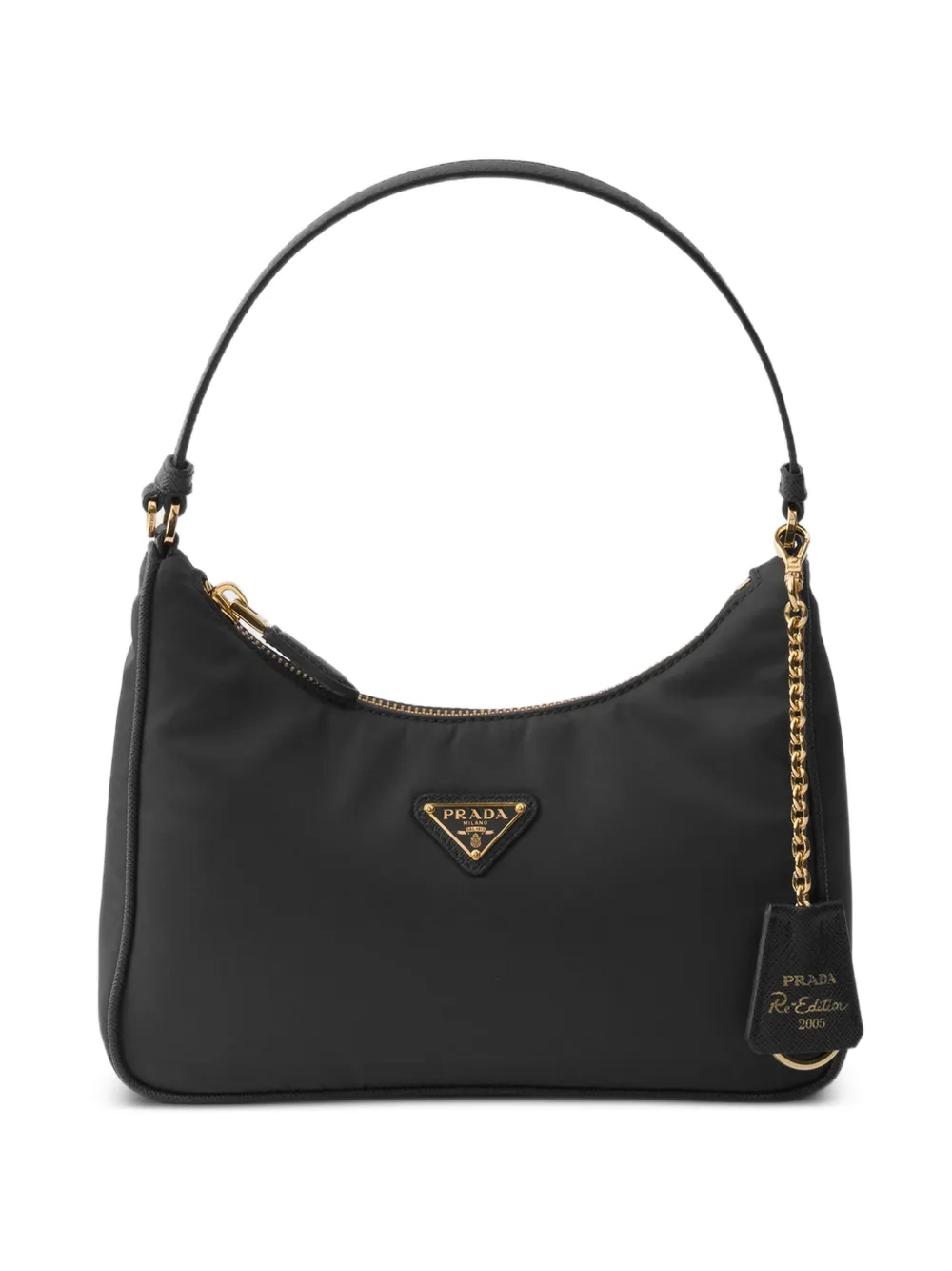 Prada Re-Edition 2005 Re-Nylon and Saffiano mini bag - Nero