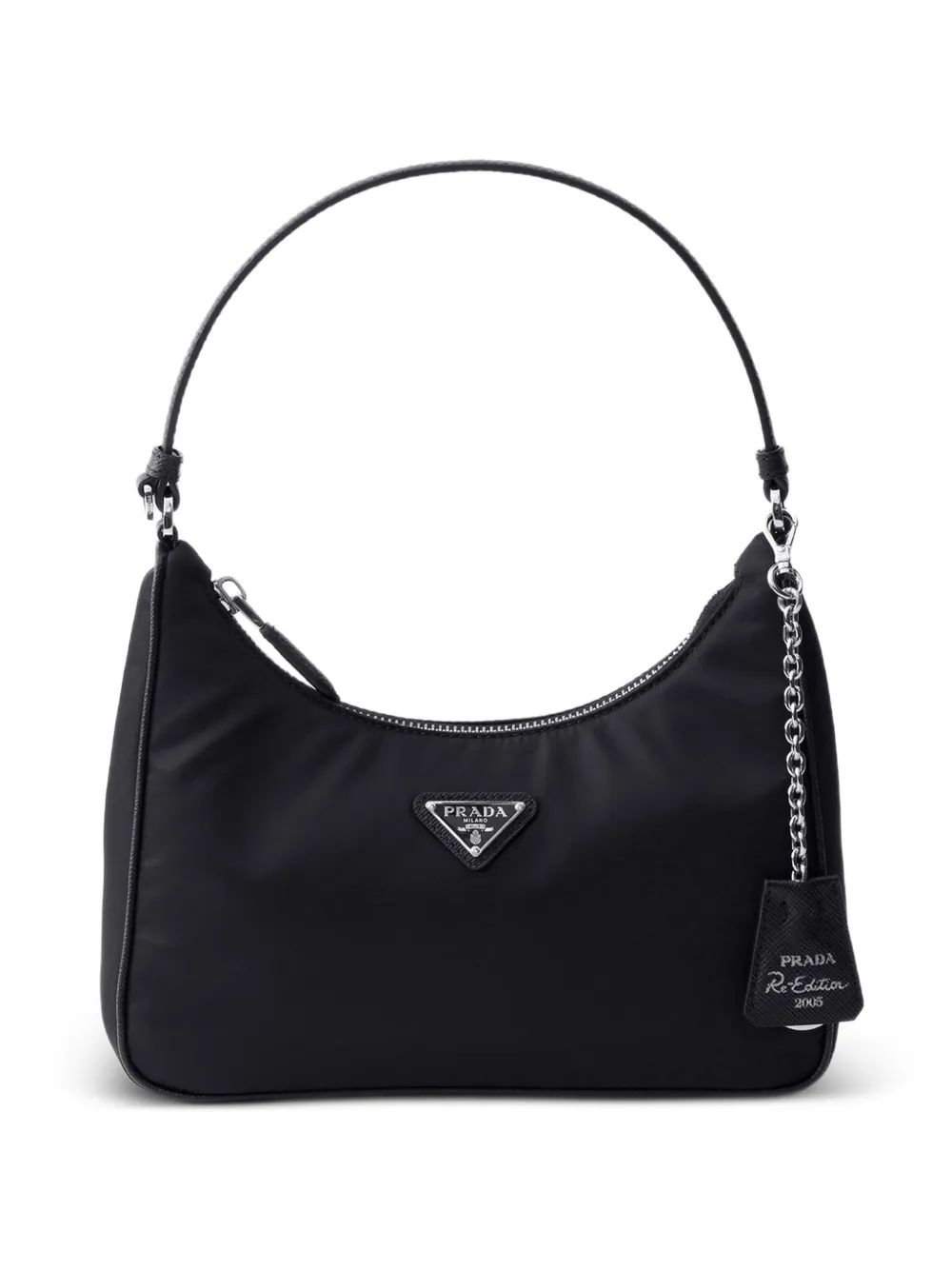 Prada Re-Edition 2005 Re-Nylon and Saffiano mini bag - Schwarz