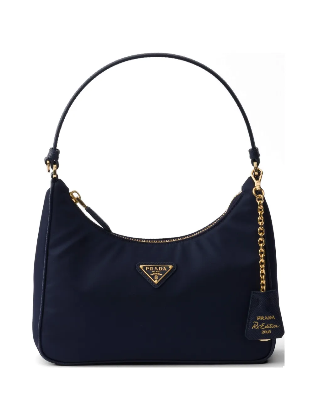 Prada Re-Edition 2005 Re-Nylon and Saffiano mini bag - Blau