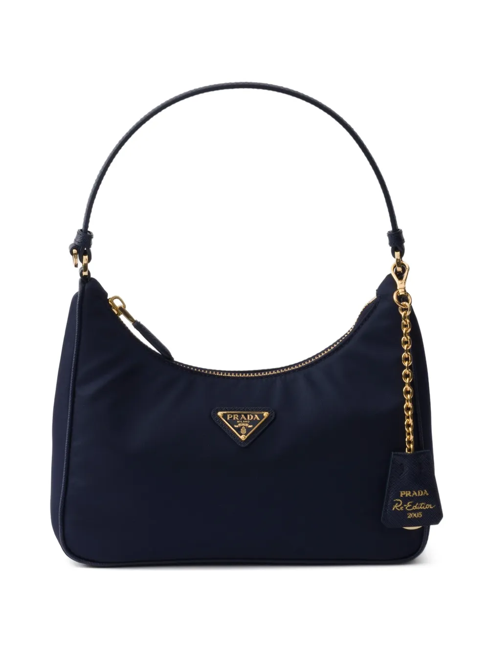 Prada Re-Edition 2005 Re-Nylon and Saffiano mini bag - Blu