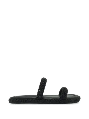 Giuseppe Zanotti Galassia rhinestone-embellished toe-loop Flat