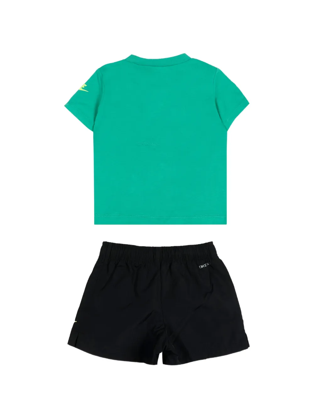 Nike Kids Shorts set met logoprint Groen