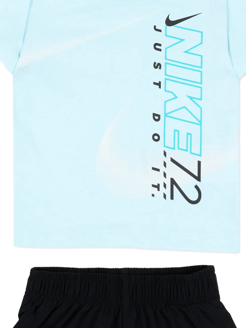 Nike Kids Shorts set met logoprint Blauw