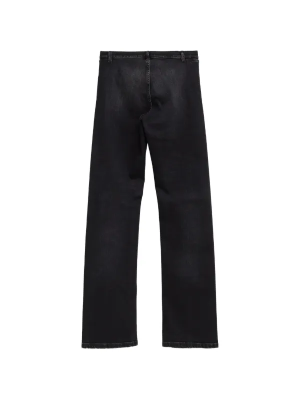 Gucci Faded straight-leg Jeans | Black | FARFETCH