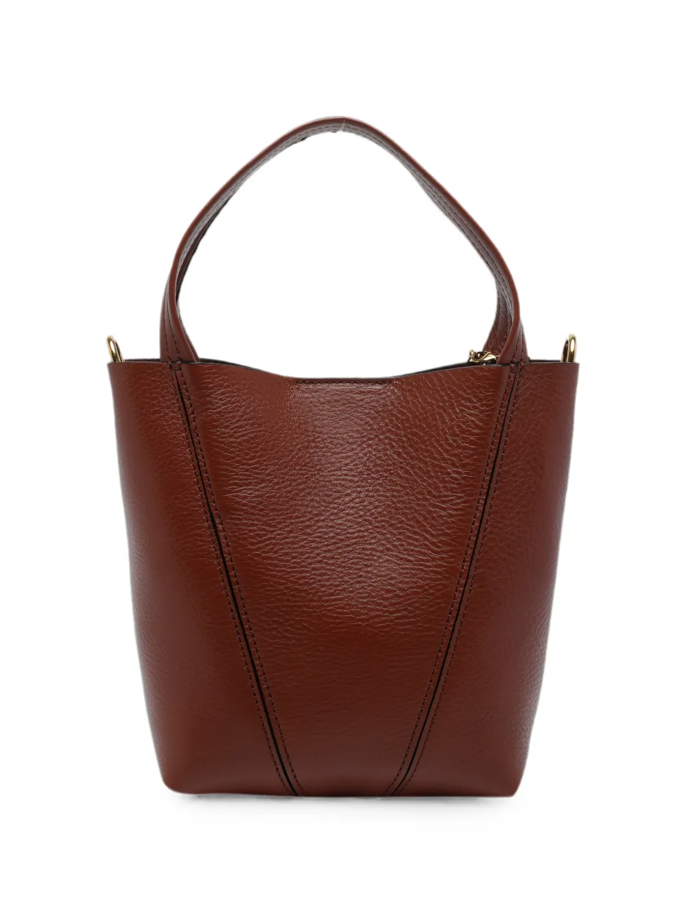 Chloé Leren bucket-tas Bruin