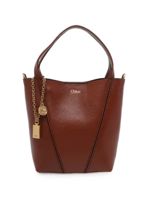 Saint Laurent Le 37 cassandre-hook Leather Bucket Bag | Red | FARFETCH
