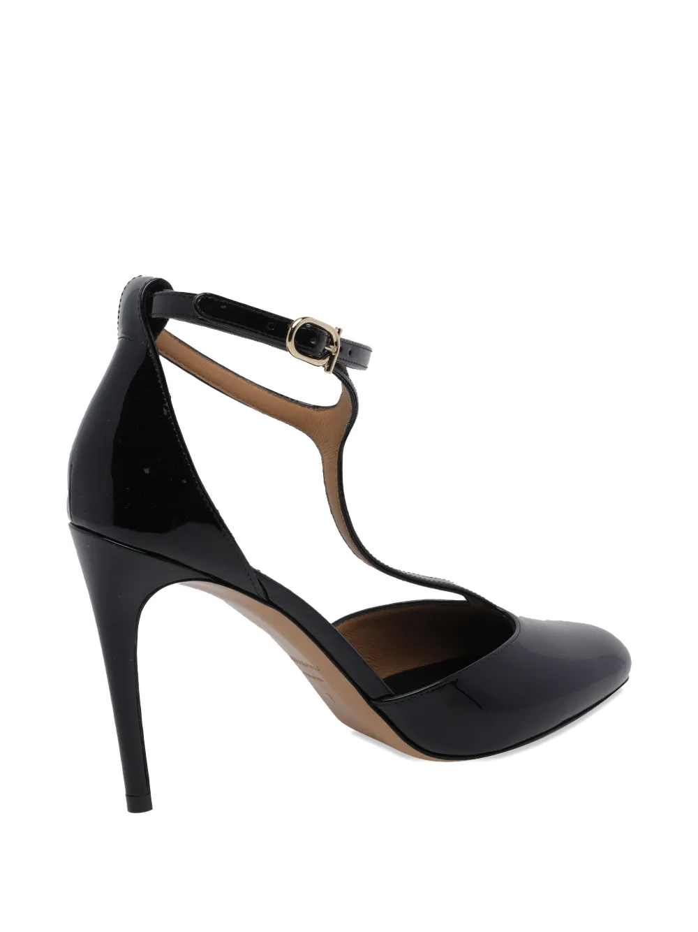 Ferragamo Tildea patent leather pumps Zwart