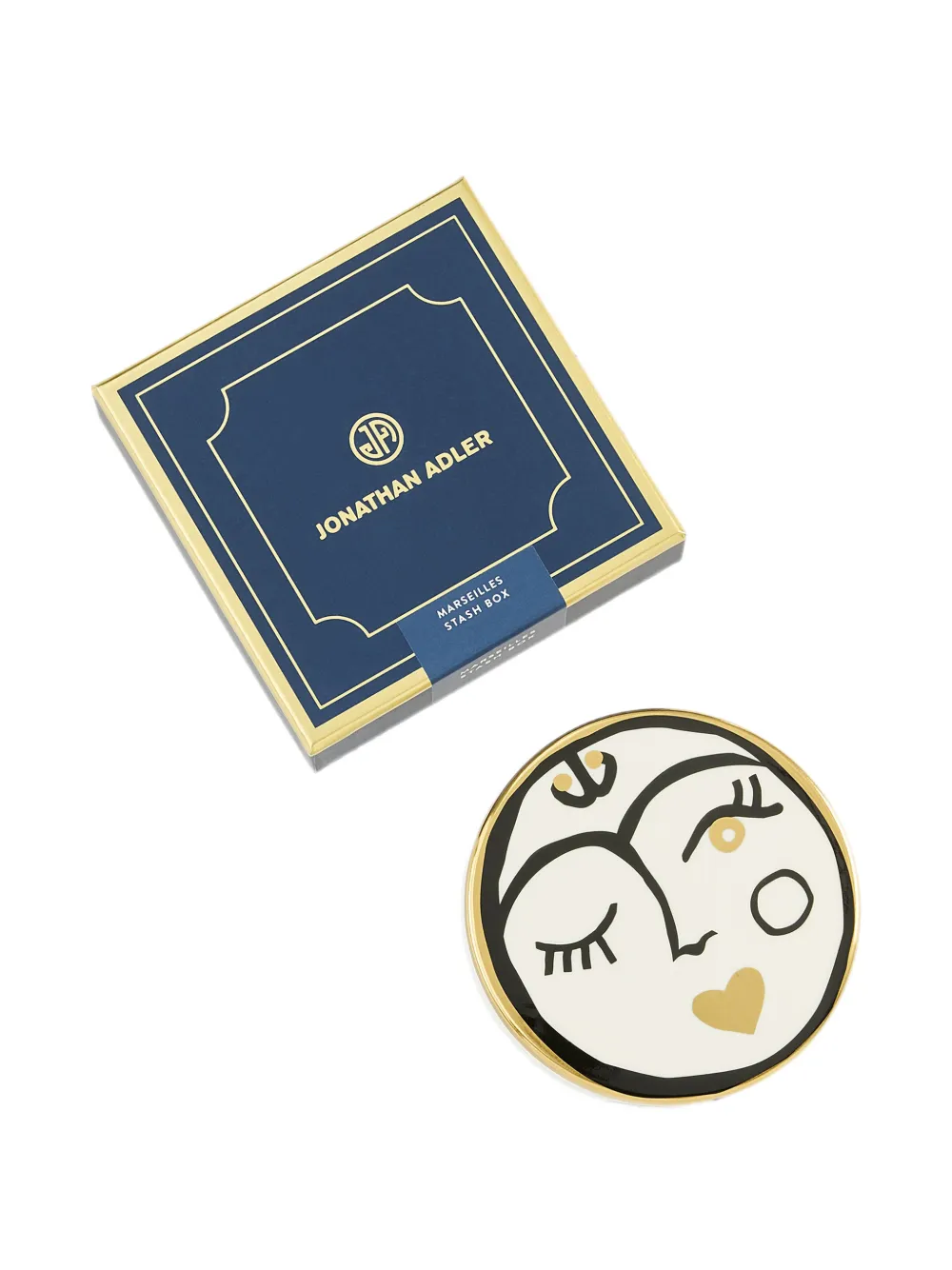 Jonathan Adler Marseilles stash box - Toni neutri