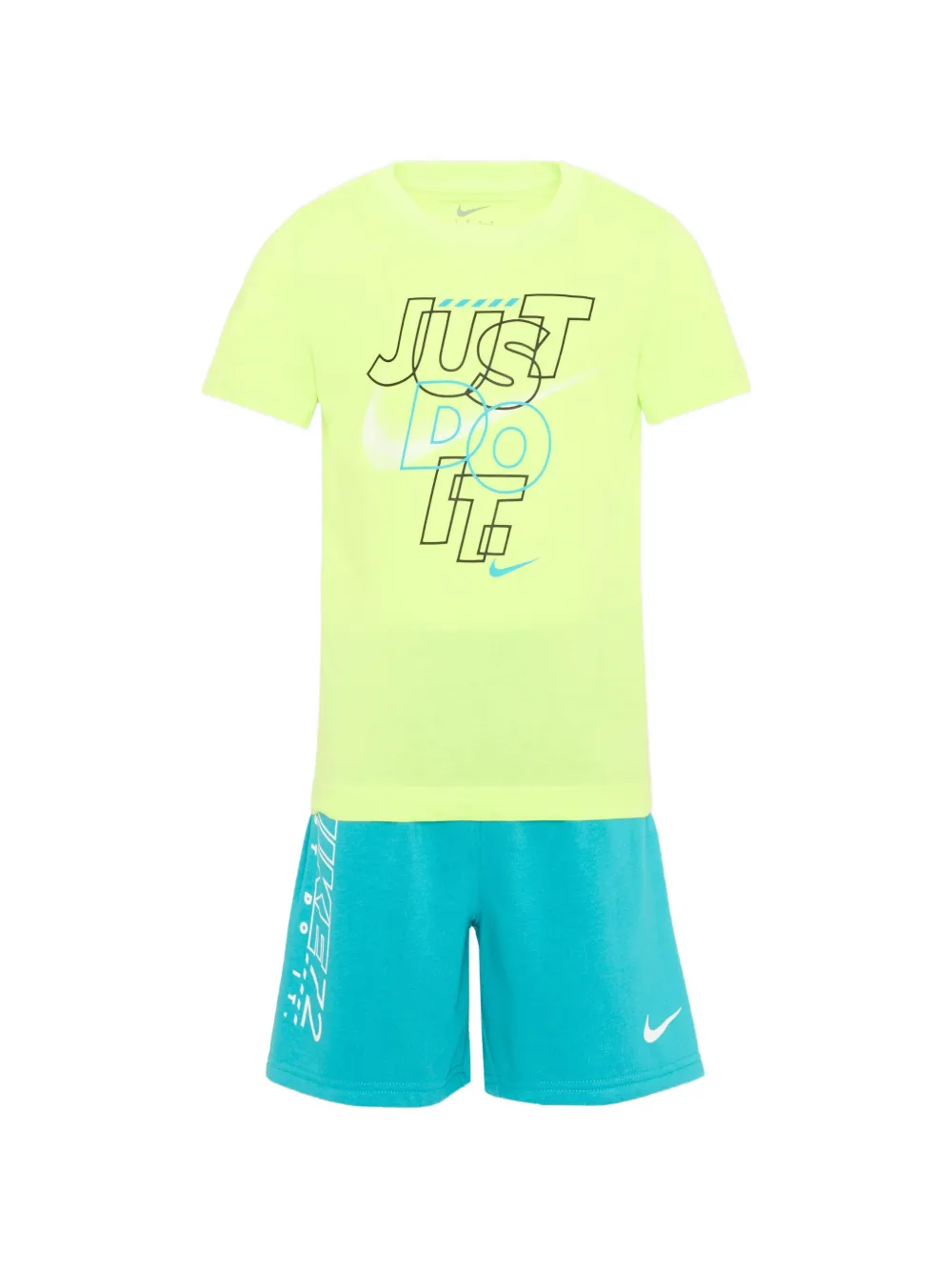Nike Kids Just Do It logo-print shortstracksuit - Verde