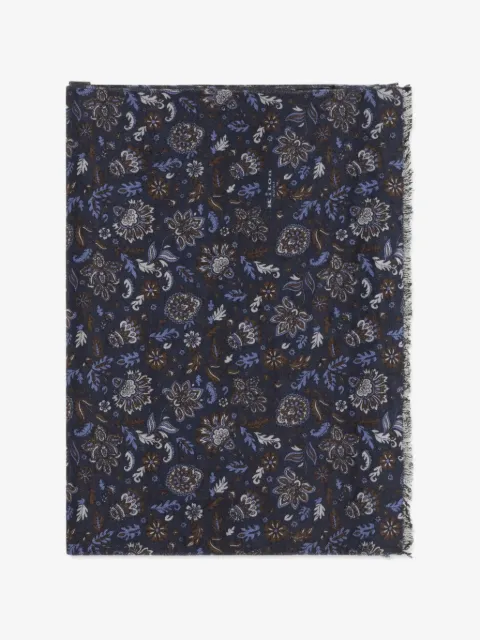Kiton mascada deshilachada con estampado floral