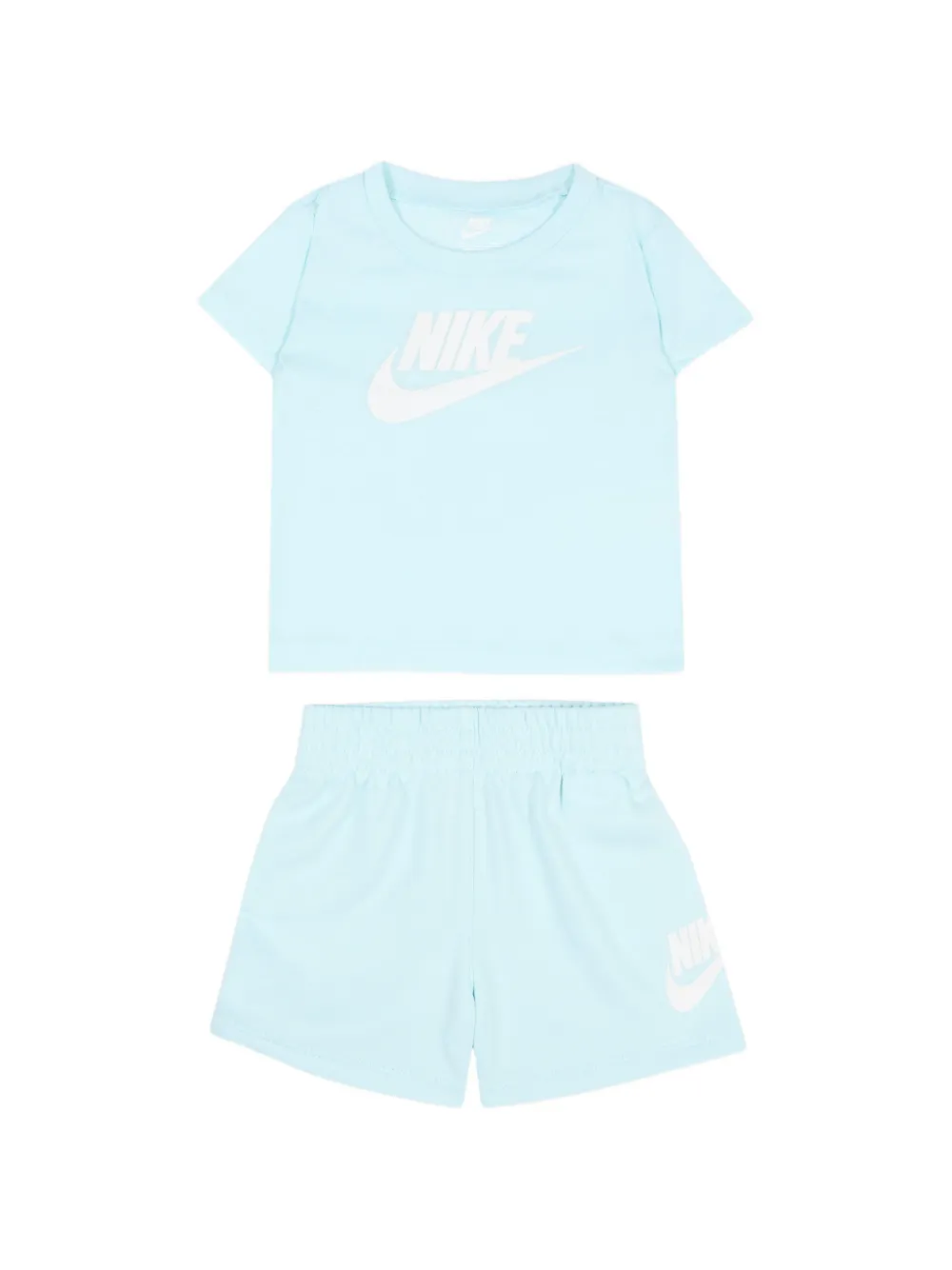 Nike Kids logo-print shorts set - Blau
