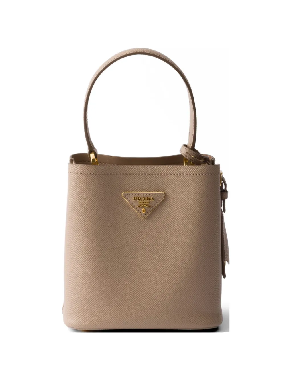 Prada Panier mini Saffiano leather bag - Nude