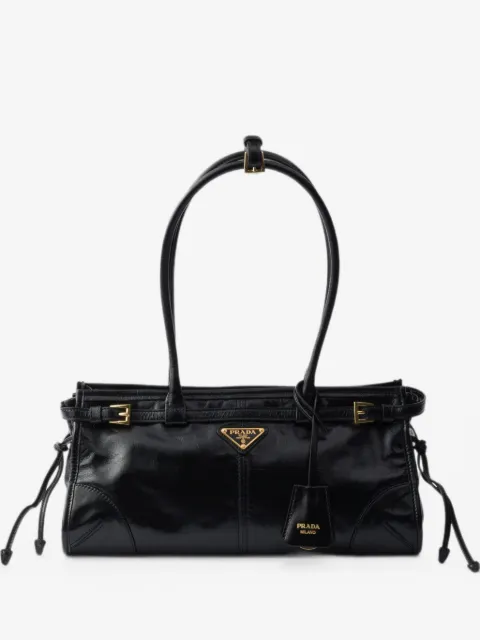 Prada bolsa Bonnie mediana de piel