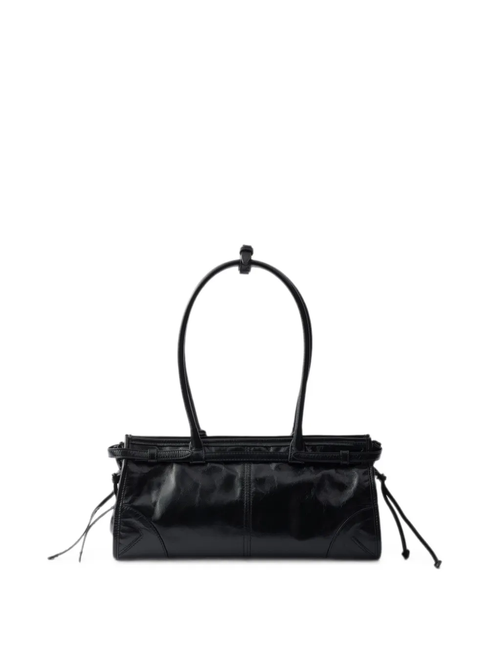 Prada Bonnie medium leren tas Zwart