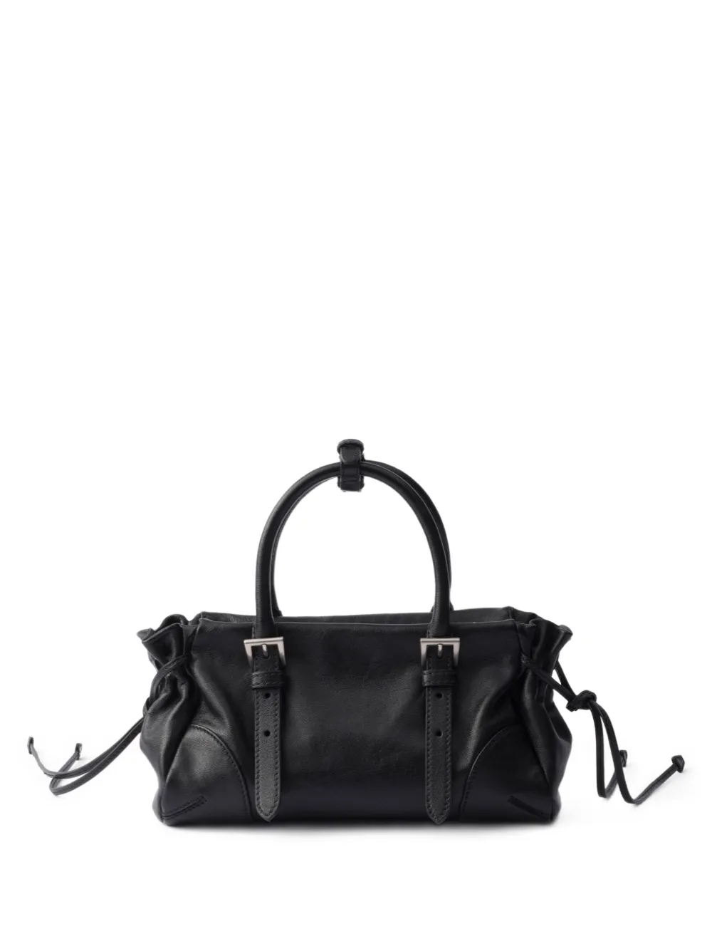 Prada Kleine Bonnie leren tas Zwart