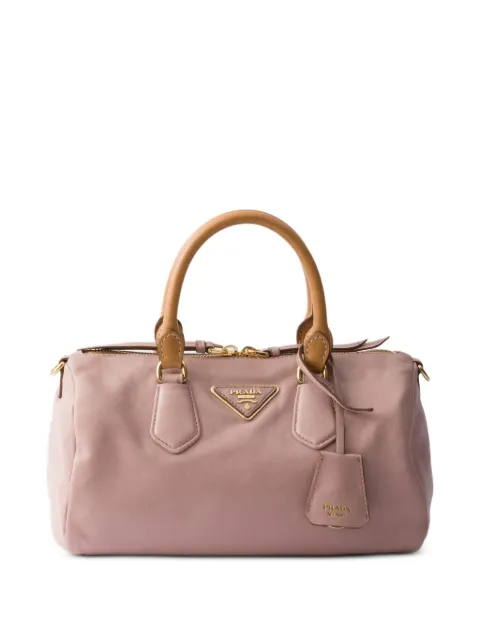 Prada small leather top-handle bag