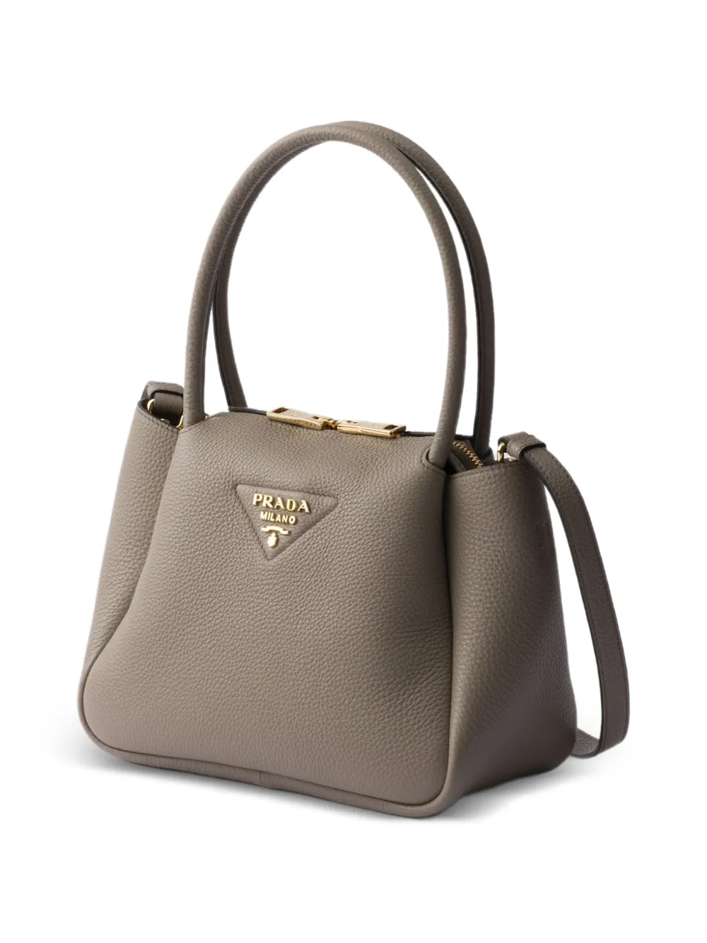 Prada Liaison kleine leren handtas Grijs