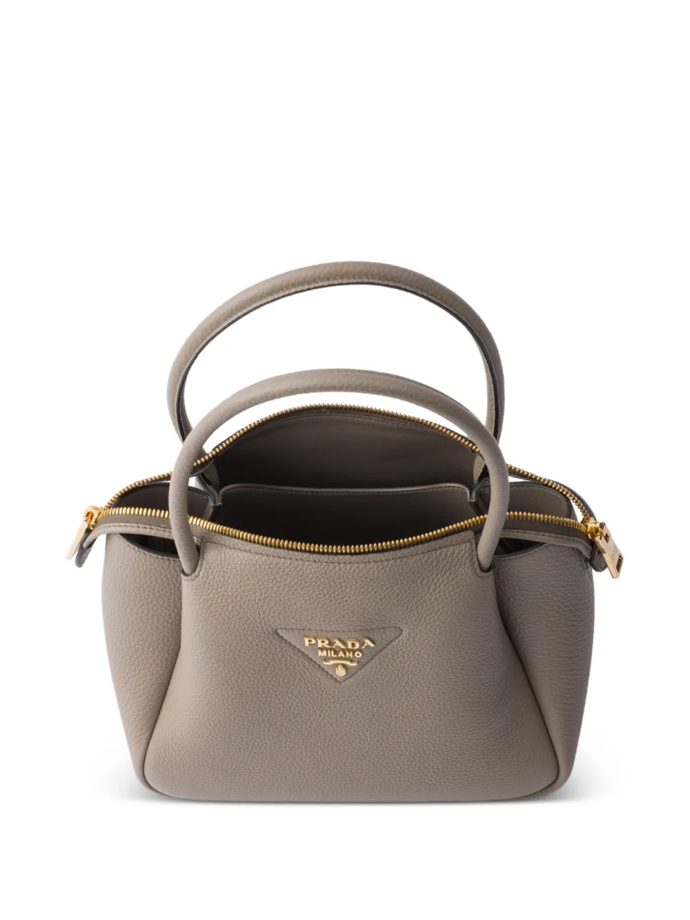 Prada Liaison kleine leren handtas Grijs