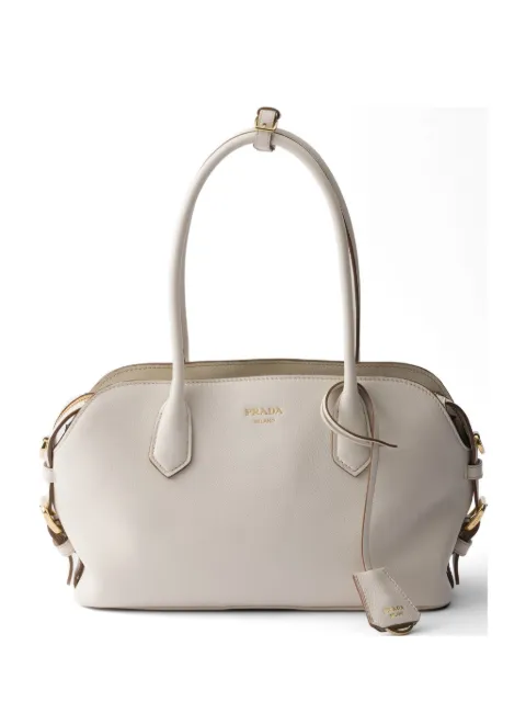 Prada medium leather tote bag