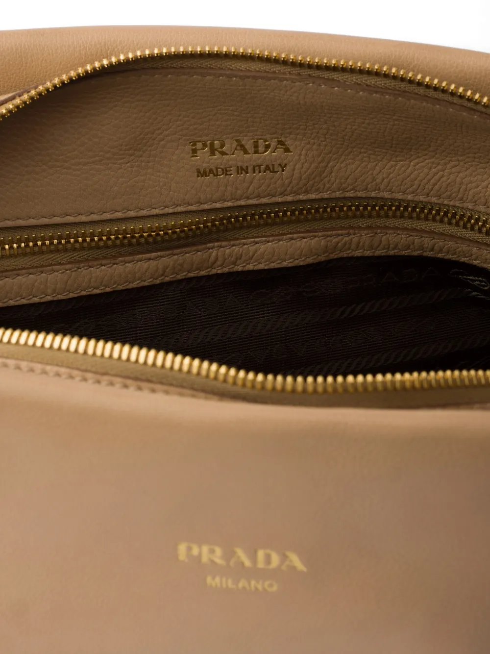 Prada Leren shopper Beige
