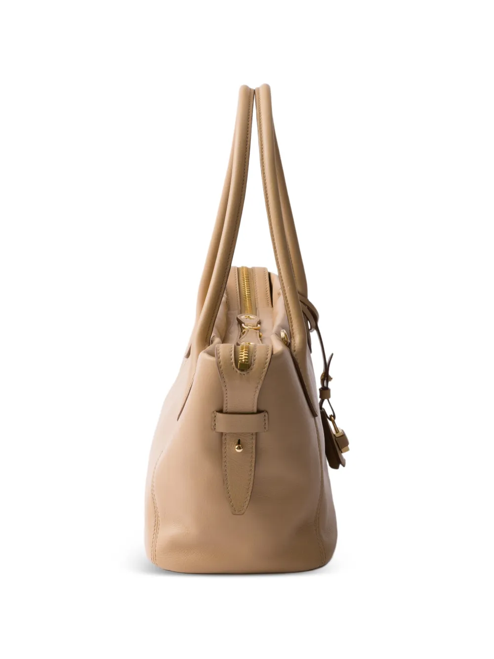 Prada Leren shopper Beige