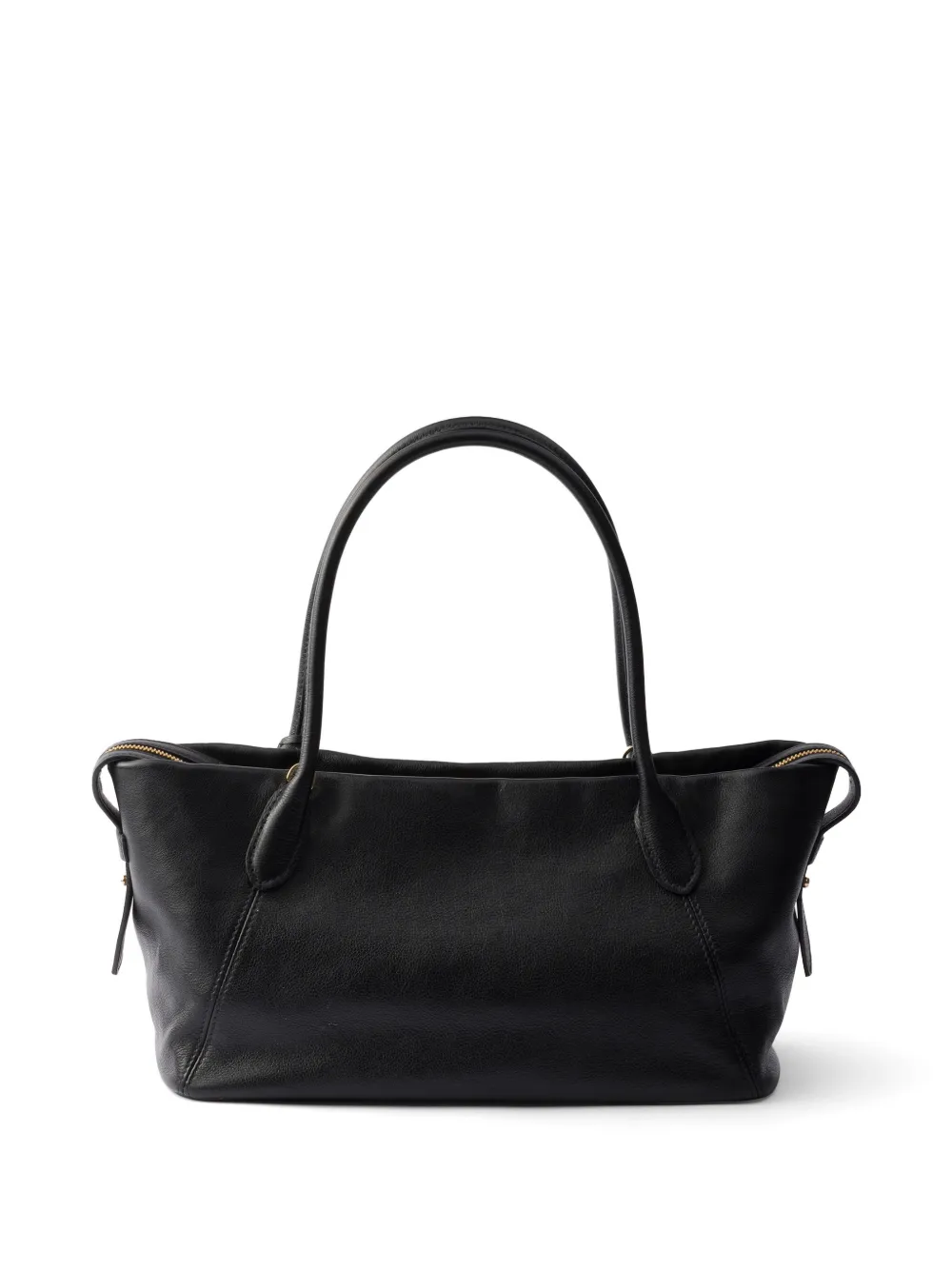 Prada Leren shopper Zwart